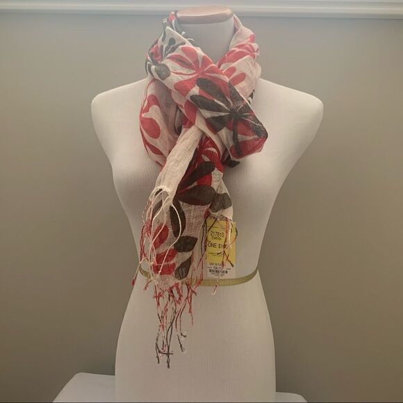 ETCETERA Linen Starfish Scarf - New